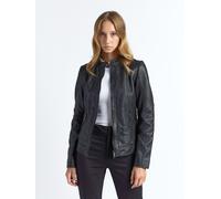Lederjacke MAZE "Marcie", Damen, Gr. S, schwarz, Obermaterial: 100% Lammleder. Futter: 100% Polyester, Jacken (37883368-S) schwarz