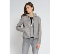 Lederjacke MAZE "Mico" Gr. XS, grau (grey) Damen Jacken (43722848-XS) grey