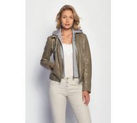 Maze Lederjacke »Mico« modern, mud