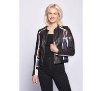 Maze Lederjacke rockig S schwarz Damen Lederjacken Jacken Mäntel S black, navy