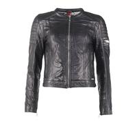 Lederjacke MAZE "Nebraska", Damen, Gr. XL, schwarz, Obermaterial: 100% Lammleder; Futter: 100% Polyester, Jacken (37995960-XL) schwarz