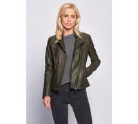Lederjacke MAZE "Sally", Damen, Gr. S, grün (forest night), Obermaterial: 100% Lammleder; Futter: 100% Polyester, Jacken (15696614-S) forest night