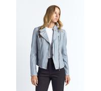 Lederjacke MAZE "Sally", Damen, Gr. XL, blau (sky), Obermaterial: 100% Lammleder. Futter: 100% Polyester, Jacken (90828343-XL) sky
