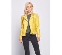 Lederjacke MAZE "Sally", Damen, Gr. XS, gelb (lemon), Obermaterial: 100% Lammleder; Futter: 100% Polyester, Jacken (10734643-XS) lemon