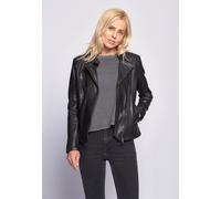 Lederjacke MAZE "Sally", Damen, Gr. XS, schwarz, Obermaterial: 100% Lammleder; Futter: 100% Polyester, Jacken (42331762-XS) schwarz