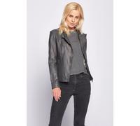 Maze Kurzjacke Sally, mit Stehkragen XXL grau Damen Lederjacken Jacken Mäntel XXL grey