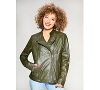 Lederjacke MAZE "Sally", Damen, Gr. XXL, grün, Obermaterial: 100% Lammleder; Futter: 100% Polyester, Jacken (89357336-XXL) grün