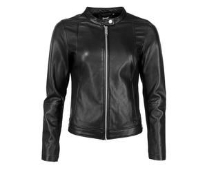 Lederjacke MAZE "Summerset", Damen, Gr. XS, schwarz, Obermaterial: 100% Lammleder. Futter: 100% Polyester, Jacken (96557148-XS) schwarz