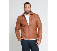 Lederjacke MAZE "William", Herren, Gr. 3XL, braun (brandy), Obermaterial: 100% Lammleder; Futter: 100% Baumwolle; Ärmelfutter: 100% Polyester, ohne Bündchen, Jacken (94196720-XXXL) brandy
