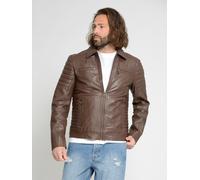 Lederjacke MAZE "William", Herren, Gr. XL, braun, Obermaterial: 100% Lammleder; Futter: 100% Baumwolle; Ärmelfutter: 100% Polyester, ohne Bündchen, Jacken (51905412-XL) braun