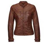 Lederjacke MUSTANG "14Ryana", Damen, Gr. XS, rot (oxblood), Obermaterial: 100% Lammleder; Futter: 100% Baumwolle; Ärmelfutter: 100% Polyester, Jacken (82590422-XS) oxblood