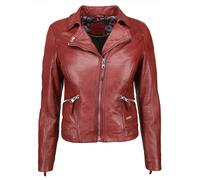 Lederjacke MUSTANG "31019271" Gr. S, rot (bordeau) Damen Jacken (87118612-S) bordeau