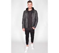 MUSTANG Herren Lederjacke 31020245 Vintage Grey XL