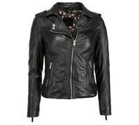 Lederjacke MUSTANG "31020252" Gr. S, schwarz Damen, Jacken (21472647-S) schwarz