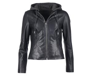 Lederjacke MUSTANG "31023138", Damen, Gr. XL, schwarz, Obermaterial: 100% Schafsleder. Futter: 60% Baumwolle, 40% Polyester. Ärmelfutter: 100% Polyester. Füllung: 100% Polyester, Jacken (71202416-XL) 