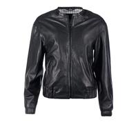 Lederjacke MUSTANG "31023227", Damen, Gr. S, schwarz, Obermaterial: 100% Schafsleder. Futter: 100% Baumwolle. Ärmelfutter: 100% Polyester. Füllung: 100% Polyester, Jacken (45066656-S) schwarz