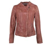 Lederjacke MUSTANG "Daphne", Damen, Gr. L, rosa (rose), Obermaterial: 100% Rindsleder; Futter: 100% Baumwolle; Ärmelfutter: 100% Polyester, Jacken (61355229-L) rose