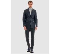 Lederjacke PIERRE CARDIN, Herren, Gr. L, blau (dunkelblau), 100% Leder, unifarben, normal, Jacken, mit hohem Tragekomfort (70245336-L) dunkelblau