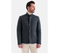 Lederjacke PIERRE CARDIN, Herren, Gr. XL, blau (blau, dunkelblau), 100% Leder, Rautenmuster, normal, hoch geschlossener Ausschnitt, Jacken, mit Stehkragen (73530260-XL) blau, dunkelblau