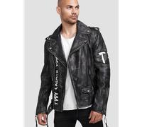 Trueprodigy Lederjacke Herren schwarz, XXL