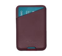 Lederkartenhalter - Geeignet für MagSafe und Qi2 - Heath Purple