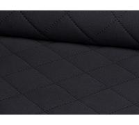 Lederkonzept Alcala Gesteppt Stoff Meterware Wildleder-Imitat Kaschiert Karo Polsterstoff Möbelstoff 55 Anthrazit