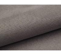 Lederkonzept Alcala Stoff Meterware Wildleder-Imitat Velours Microfaser Möbelstoff Polsterstoff 22 Dunkelgrau