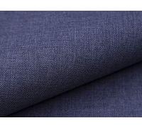 Lederkonzept Polsterstoff Lux Meterware Möbel Deko Stoff 20 blau