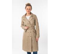 Ledermantel MAURITIUS "GWTaruh OT", Damen, Gr. S, beige, Obermaterial: 100% Schafsleder. Futter: 100% Baumwolle. Ärmelfutter: 100% Polyester, unifarben, regular fit, Mäntel Ledermantel, femininer Lede
