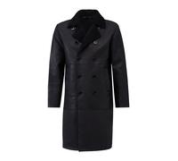Ledermantel RICANO "Ledermantel Vicente", Herren, Gr. XL, schwarz, Obermaterial: 100% Ziegenveloursleder GOVL. Futter: 100% Polyester PES., schmal, V-Ausschnitt, Mäntel (65226844-XL) schwarz