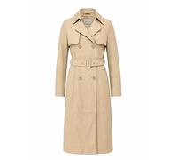 Ledermantel RICANO "Mantel Darcy", Damen, Gr. XL, beige, Obermaterial: 100% Lammnappaleder LANA. Futter: 100% Polyester PES., schmal, V-Ausschnitt, Mäntel, Handgefertigt aus echtem Leder (55309939-XL)