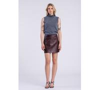Lederrock FREAKY NATION "Skirt-FN", Damen, Gr. L(40), bordeaux, Oberstoff: 100% Leder; Futter: 100% Polyester, Röcke (16638239-L) bordeaux