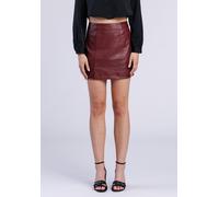 Lederrock FREAKY NATION "Skirt-FN", Damen, Gr. XL(42), beere, Oberstoff: 100% Leder; Futter: 100% Polyester, Röcke (38507169-XL) beere