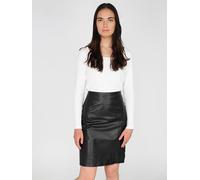 Lederrock JCC "3102227", Damen, Gr. 44, schwarz, Obermaterial: 100% Leder (Schaf) / Futter: 100% Polyester, Röcke (89408468-44) schwarz