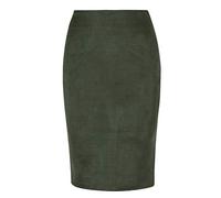 Lederrock,Lederrock Damen 10 Farben Größe. S m l XL Frauen Winter Solid Multi Packung Hip Bleistift Midi Rock Herbst Winter (Color : Green, Size : XL)