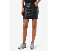 Lederrock NOISY MAY "NMKATE NW PU SKIRT NOOS", Damen, Gr. M, schwarz, Obermaterial: 100% Polyester, unifarben, regular fit ca. Mitte Oberschenkel, Röcke (65369169-M) schwarz