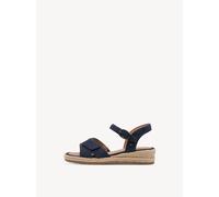 Ledersandalette blau Gr. 36