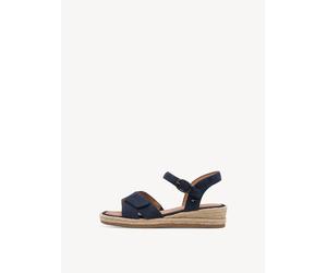 Ledersandalette blau Gr. 37