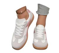 Lederschuhe Damen - Schuhe Gesundheitsschuhe Fersensporn Sommer Komfort Freizeitschuhe Sneaker Lässige Weite H Shoes Straßenlaufschuhe Bequeme Elegant Sommerschuhe Sportschuhe Hellrosa 36