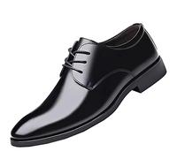 Lederschuhe Herren Anzugschuhe Schnürhalbschuhe Herrenschuh Klassischer Business-Halbschuh Halbschuhe Elegante Blockabsatz Schnürer Männer Businessschuhe Sportsschuhe Turnschuhe Leichtgewichts