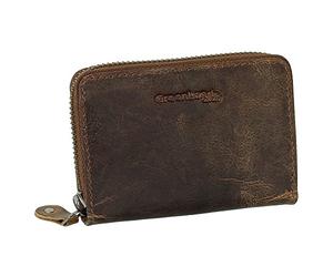 Ledershop24 Greenland Nature Luxus Leder XXL Kartenetui Kreditkartenetui kleine Mini Geldbörse bis zu 20 Karten 10,5 cm Serie: Montana