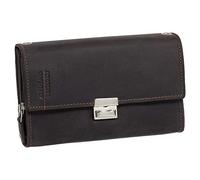 Ledershop24 Greenland Westcoast Kellnerbörse 7-teilig braun Leder Kellnergeldbörse