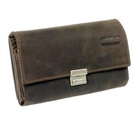 Ledershop24 Greenland Westcoast Kellnerbörse 7-teilig braun Leder Kellnergeldbörse, Taxibörse, Servicegeldbeutel - sehr hochwertig