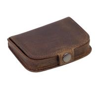 Ledershop24 Greenland Wiener Schachtel Börse 766 Leder Farbe:braun