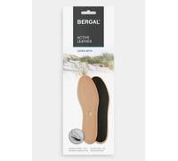 Ledersohle mit Latexschaum-Polster braun 38