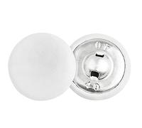 Ledertaschenknöpfe, 30 Stück, 11-32mm, Größen, DIY Nähen, Bekleidungszubehör für hochwertige Windjacke, Mantel, Sofa, weicher Knopf, Weiss, 20mm