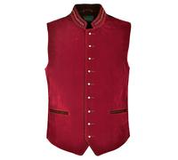 Lederweste JCC "3102075Ecom", Herren, Gr. 54, rot (wine rot), Obermaterial: 100% Polyester; Innenfutter: 100% Polyester, Westen (86094822-54) wine rot