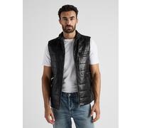 Lederweste JCC "3102179", Herren, Gr. 50, schwarz, Obermaterial: 100% Leder, Lamm; Lining 50% Polyester, 50% Baumwolle; Padding: 100% Polyester, Westen (82182838-50) schwarz