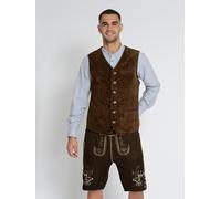 Lederweste JCC "31023011", Herren, Gr. 58, braun, Obermaterial: 100% Rindsleder; Futter: 100% Polyester, Westen (61898455-58) braun