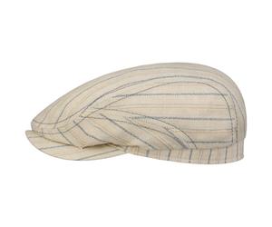 Ledford Driver Leinen Flatcap by Stetson cremeweiß 57 cm
